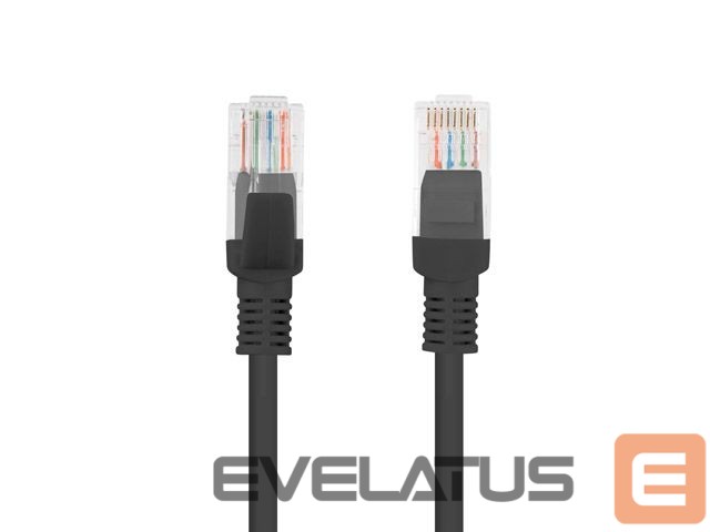 Monitoriaus priedas Lanberg Patchcord CAT.5E UTP Fluke Passed | PCU5-10CC-2000-BK | 20 m