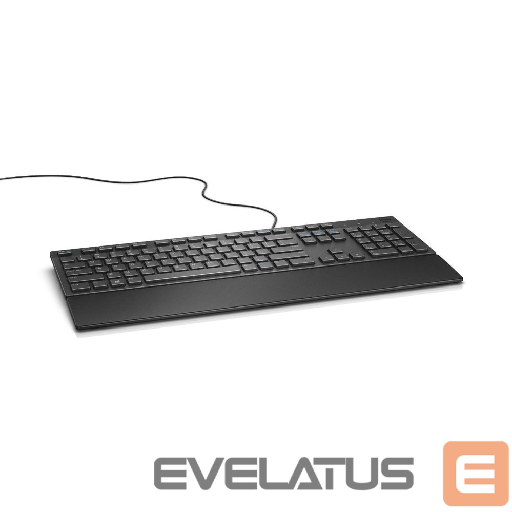 Kompiuterio klaviatūra Dell KB216 | Multimedia | Wired | US/LT | Black | Numeric keypad