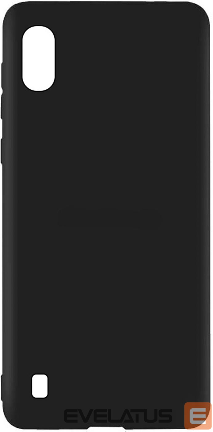 Nugarėlės dėklai Evelatus Samsung A10 Soft Touch Silicone Black