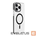 Nugarėlės dėklai Evelatus Apple iPhone 15 Pro Max Clear Case PC+TPU With MagSafe Transparent Black
