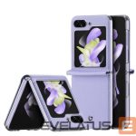 Nugarėlės dėklai Dux Ducis Samsung Galaxy Z Flip5 5G Flip Leather Case Wallet Purple