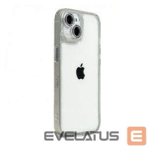 Nugarėlės dėklai iLike Apple iPhone 15 Pro STARS LENS ACRYLIC COVER White
