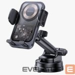 Automatinis laikiklis yesido  15W Suction Cup Car Wireless Charging Holder Black