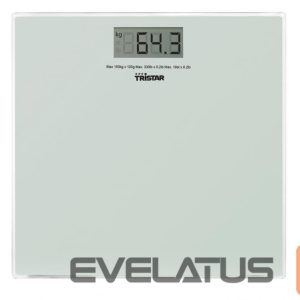 Svarstyklės Tristar  Bathroom scale WG-2419 Maximum weight (capacity) 150 kg, Accuracy 100 g, White 