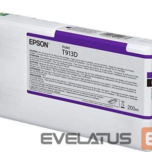 Eksploatacinės medžiagos spausdintuvams EPSON  T913D Cartridge, Violet 