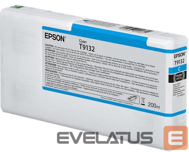 Eksploatacinės medžiagos spausdintuvams EPSON T9132 Cartridge, Cyan