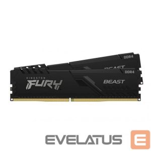 DDR4 atmintis Kingston  Fury Beast 16 GB, DDR4, 3600 MHz, PC/server, Registered No, ECC No 