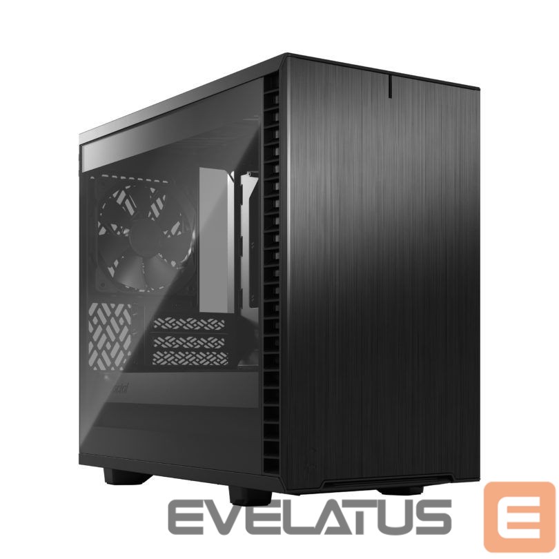 Kompiuterio dėžė Fractal Design Define 7 Nano Black TG Light Tint, Mini ITX, Mini-DTX, Power supply included No