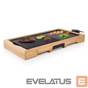 Stalo grotelės Tristar  Bamboo Grill XL TG2514B Table, 2200 W, Black 