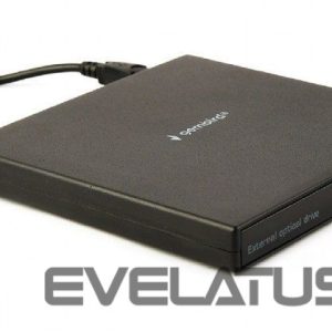 Serveris – kiti priedai Gembird  External USB DVD drive  	DVD-USB-04 Interface USB 2.0, DVD, CD read speed 24 x, CD write speed 24 x 