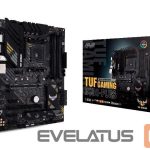 AMD procesoriaus pagrindinė plokštė Asus  Mainboard||AMD B550|SAM4|ATX|3xPCI-Express 3.0 1x|1xPCI-Express 3.0 16x|2xM.2|1xPCI-Express 4.0 16x|Memory DDR4|Memory slots 4|1xHDMI|1xDisplayPort|1xUSB type C|5xUSB 3.2|1xOptical S/PDIF|1xRJ45|5xAudio port|TUFGAMINGB550-PLUS 