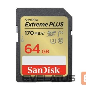 Kitas kompiuterio priedas SANDISK BY WESTERN DIGITAL  MEMORY SDXC 64GB UHS-I/SDSDXW2-064G-GNCIN SANDISK 