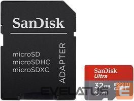 Kitas kompiuterio priedas SANDISK BY WESTERN DIGITAL  MEMORY MICRO SDHC 32GB UHS-I/SDSQUA4-032G-GN6MT SANDISK 