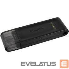 USB atmintinė Kingston  MEMORY DRIVE FLASH USB-C 256GB/DT70/256GB 