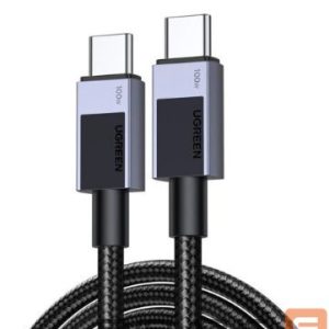 Kabelis Ugreen  Type C 2.0 Male To Type C 2.0 Male 5A Data Cable 2M Black