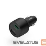 Automobiliniai įkrovikliai Hama  Car Fast Charger, 1x USB-C, 1x USB-A, PD, 32 W Black