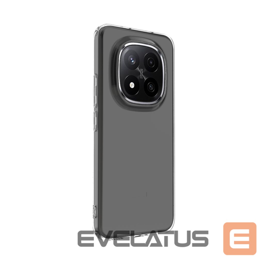 Nugarėlės dėklai Evelatus Xiaomi Redmi Note 15 Pro Plus 5G Clear Silicone Case 1.5mm TPU Transparent