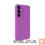 Nugarėlės dėklai Evelatus Samsung Galaxy S25 FE Premium Magnetic Soft Touch Silicone Case Purple