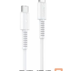 Kabelis yesido  60W Type C to Type C PVC Data Cable CA154 White
