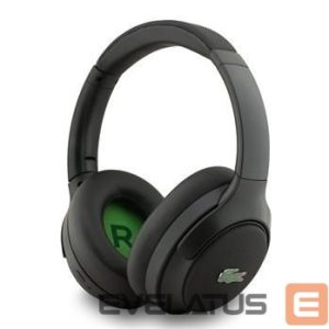 Laidinės ausinės Lacoste  Petit Pique ANC/ENC Wireless Headphone Black