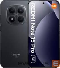 Išmanusis telefonas Xiaomi  Redmi Note 15 Pro 5G 8/256GB Black