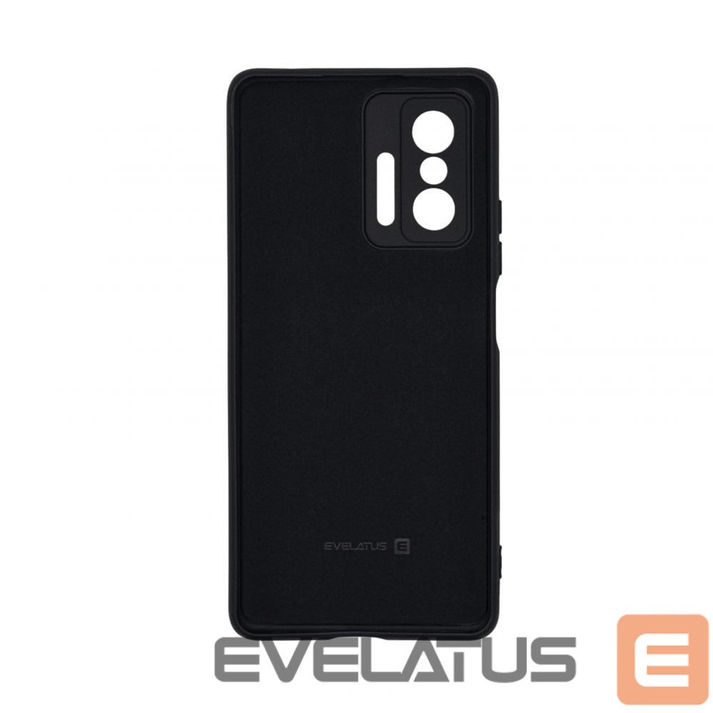 Nugarėlės dėklai Evelatus Xiaomi Xiaomi 11T/11T Pro Nano Silicone Case Soft Touch TPU Black