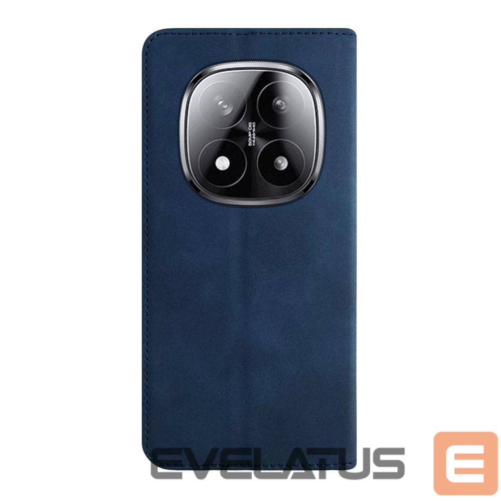 Knygos tipo dėklas dėklai Evelatus Xiaomi Redmi Note 15 5G Book Case Folio Dark Blue