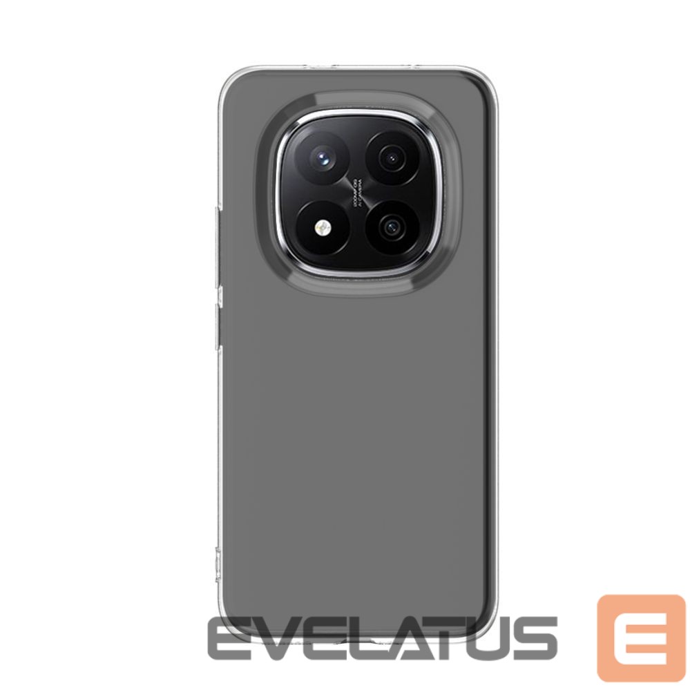 Nugarėlės dėklai Evelatus Xiaomi Redmi Note 15 Pro Plus 5G Clear Silicone Case 1.5mm TPU Transparent