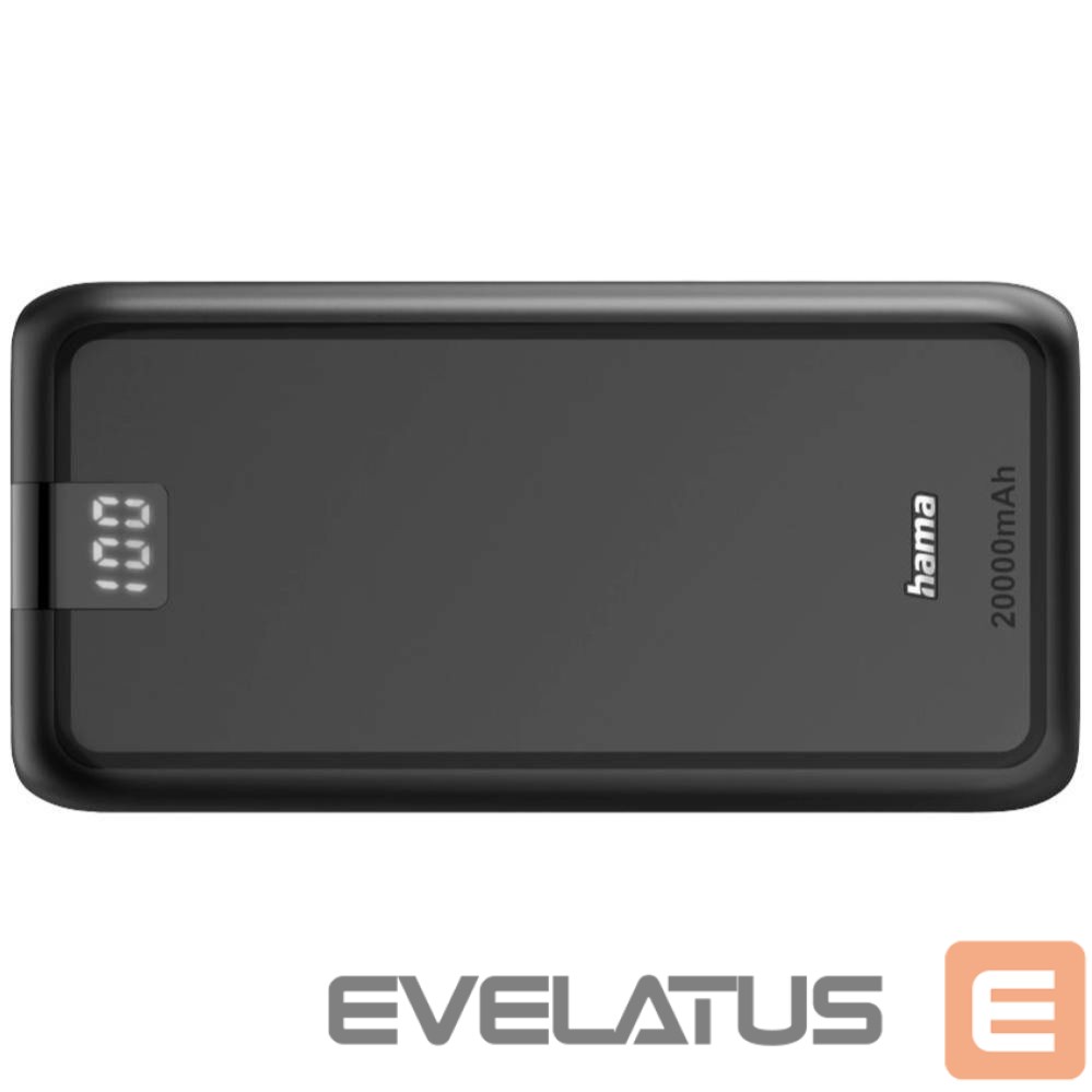 Išorinė baterija Hama Powerbank Performance 20 20000 mAh Black
