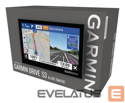 Automobilių navigacija Garmin Drive 53 & Live Traffic Live traffic with smartphone app
