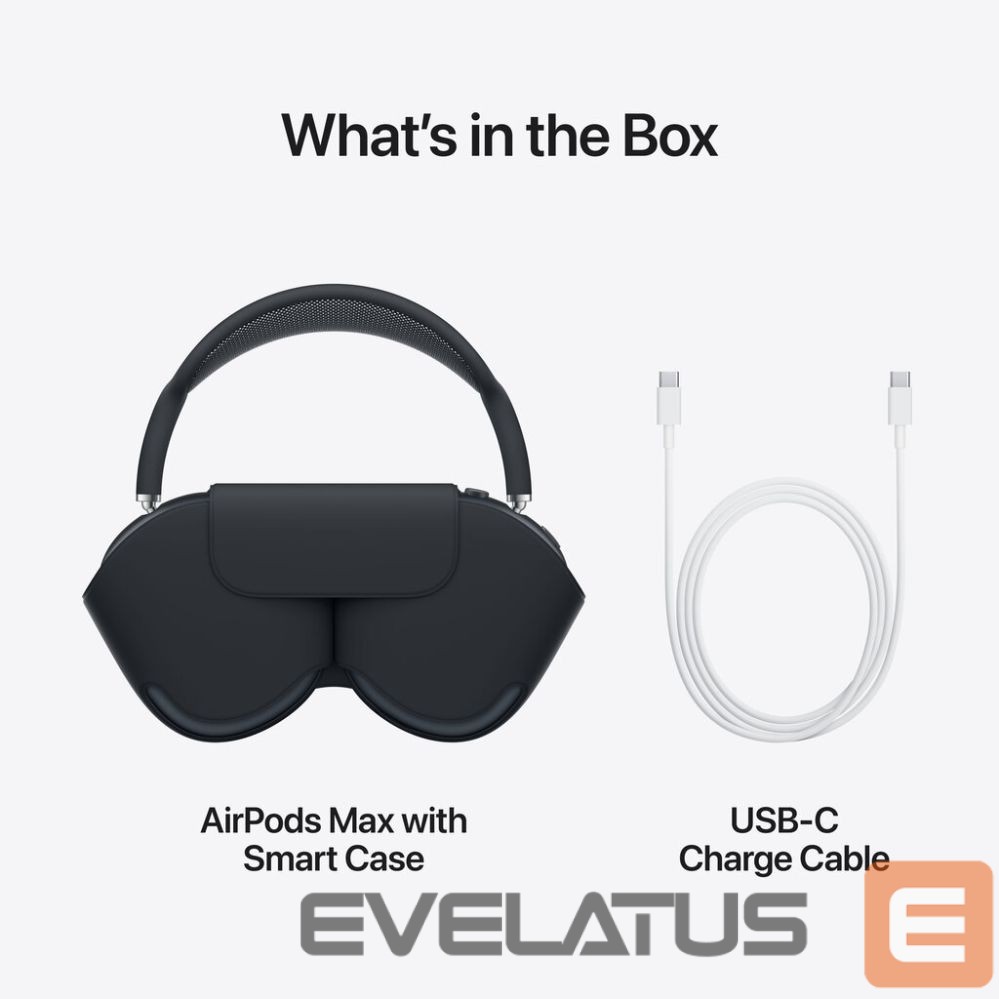 Belaidės ausinės Apple Airpods Max Type-C Midnight