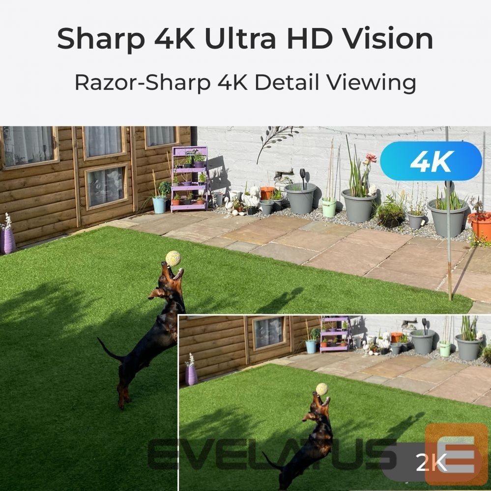 Internetinė kamera Reolink 4K Smart WiFi Camera with Auto Tracking E Series E560 PTZ 8 MP 2.8-8mm IP65 H.265 Micro SD, Max. 256 GB
