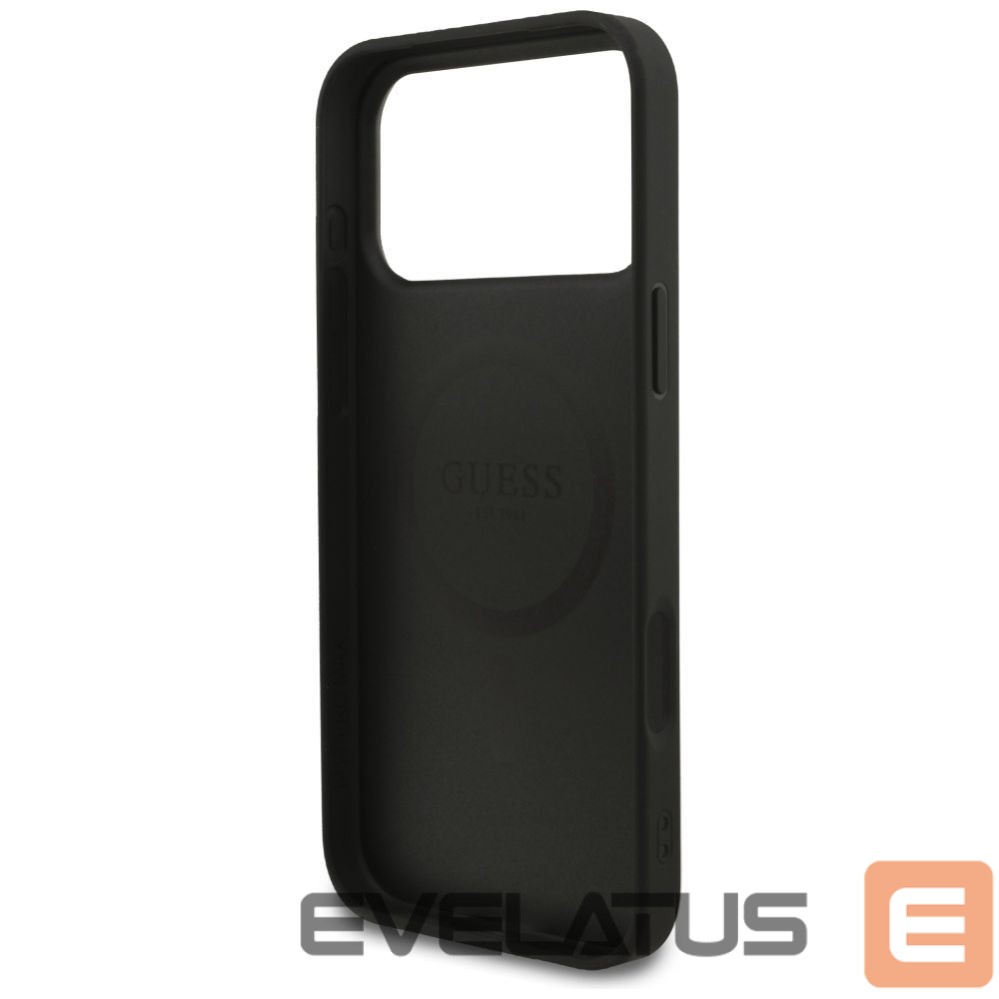 Kitos prekės Guess Guess Saffiano Classic Logo MagSafe Case for iPhone 17 Pro Max - Black