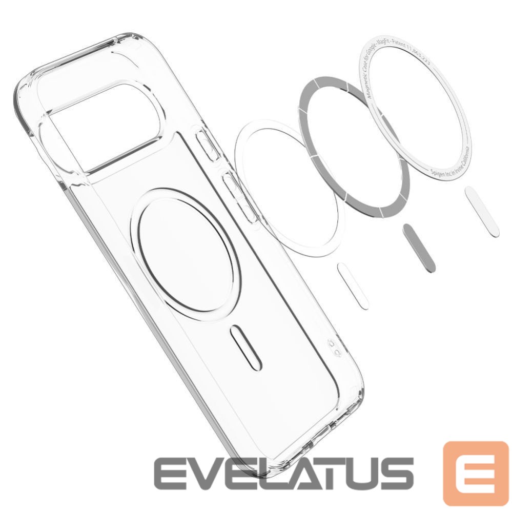 Kitos prekės Spigen Spigen Ultra Hybrid Mag MagSafe Case for Google Pixel 10 / 10 Pro - Clear and White