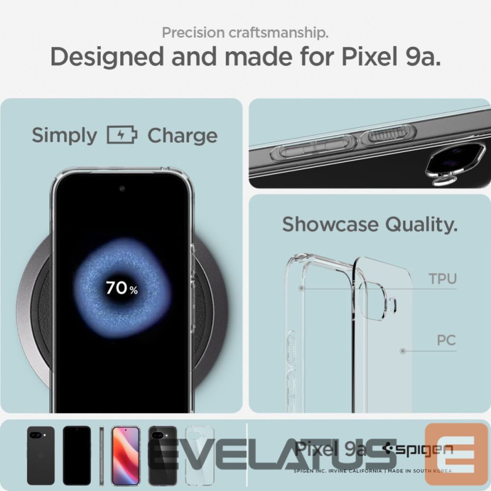 Kitos prekės Spigen Spigen Ultra Hybrid Case for Google Pixel 9A - Clear