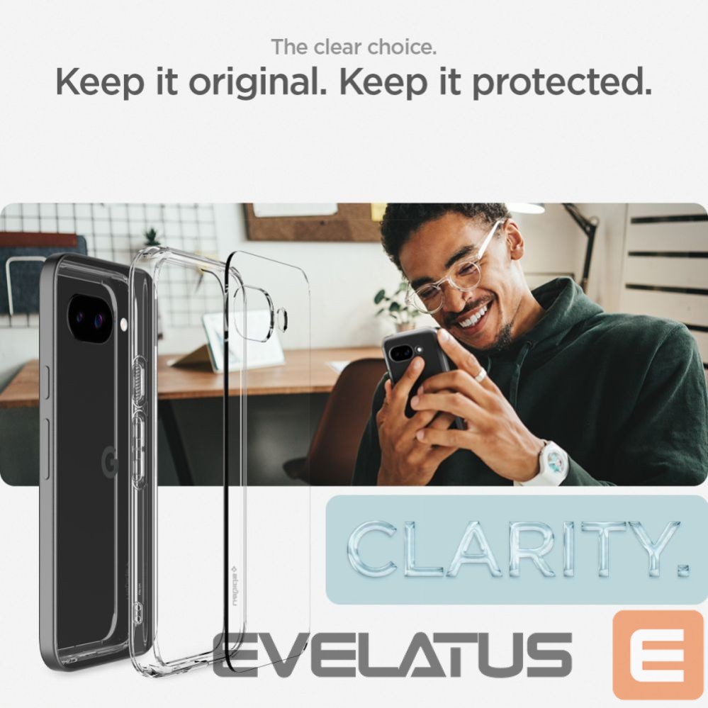 Kitos prekės Spigen Spigen Ultra Hybrid Case for Google Pixel 9A - Clear