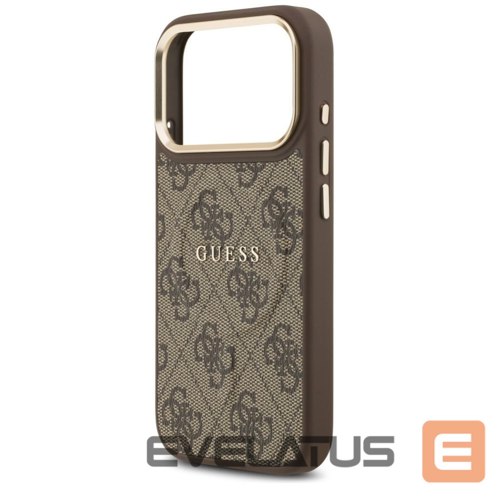 Kitos prekės Guess Guess 4G PU Classic Logo MagSafe Case for iPhone 17 Pro - Brown