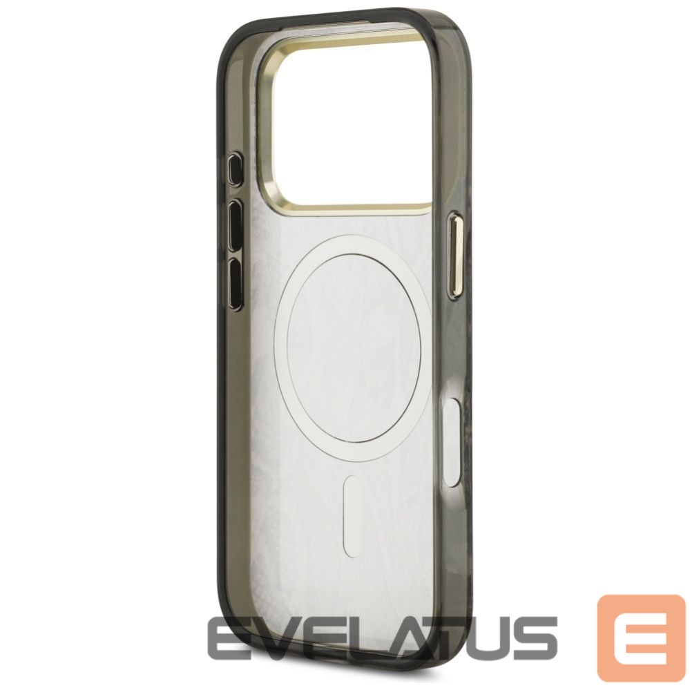 Kitos prekės Guess Guess Python Pattern MagSafe Case for iPhone 17 Pro Max - Brown