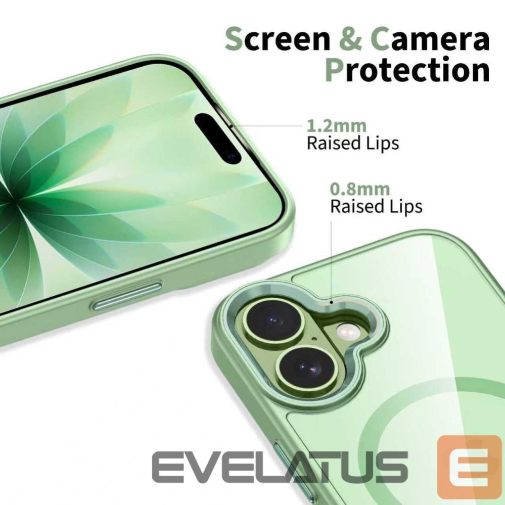 Kitos prekės Tech-Protect Tech-Protect MagMat MagSafe Case for iPhone 17 - Transparent Green