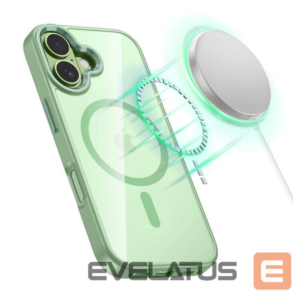 Kitos prekės Tech-Protect Tech-Protect MagMat MagSafe Case for iPhone 17 - Transparent Green