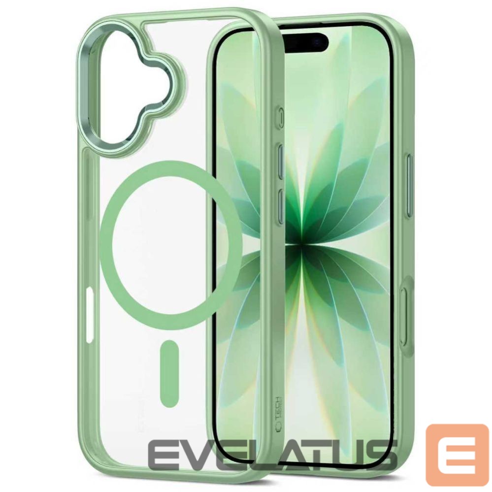 Kitos prekės Tech-Protect Tech-Protect MagMat MagSafe Case for iPhone 17 - Transparent Green