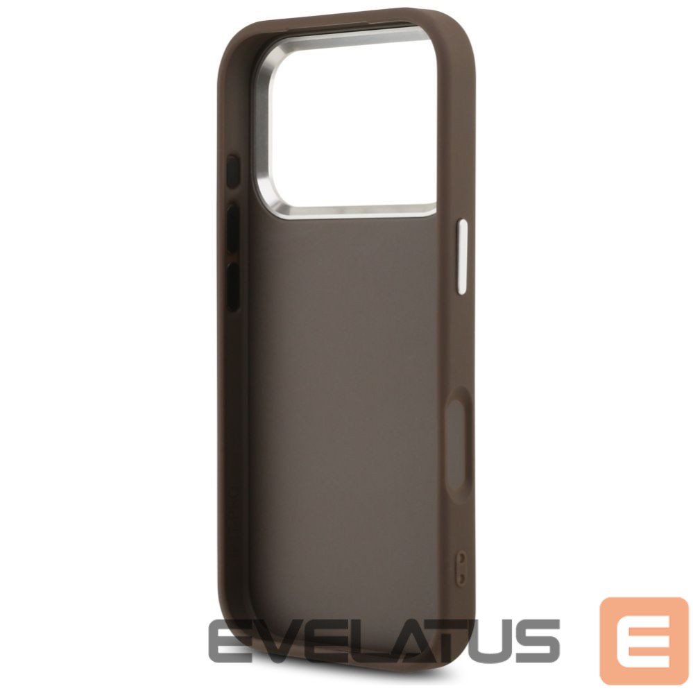 Kitos prekės Guess Guess 4G Big 4G Classic Logo case for iPhone 17 Pro brown - silver