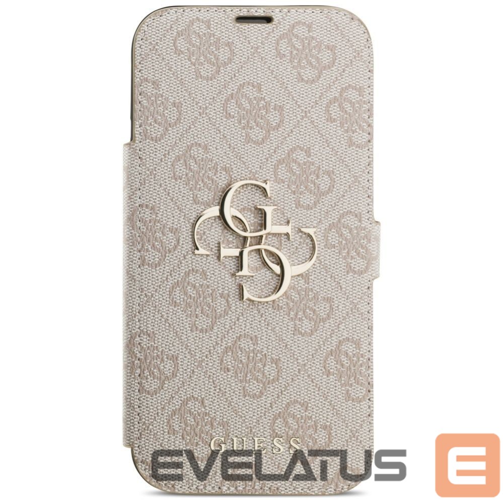 Kitos prekės Guess Guess Book 4G Metal Logo Case for iPhone 17 Pro Max - Pink
