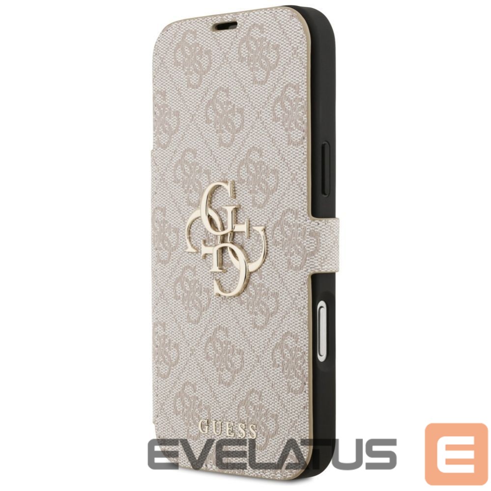 Kitos prekės Guess Guess Book 4G Metal Logo Case for iPhone 17 Pro Max - Pink