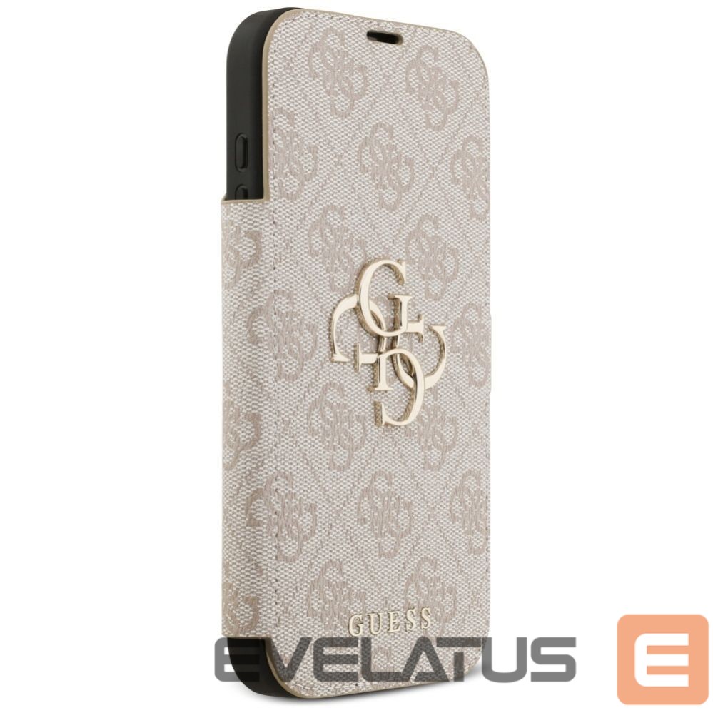 Kitos prekės Guess Guess Book 4G Metal Logo Case for iPhone 17 Pro Max - Pink