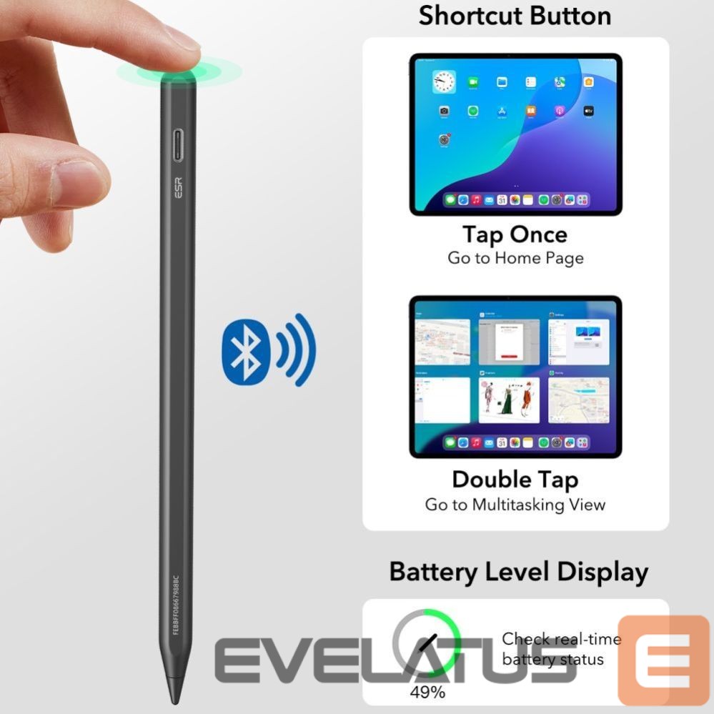 Kitos prekės ESR ESR Geo Digital Stylus - Black