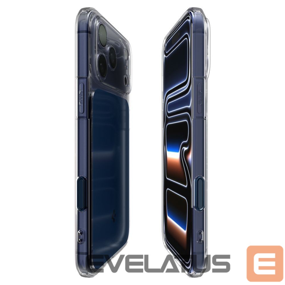 Kitos prekės Spigen Spigen Thin Fit MagSafe Case for iPhone 17 Pro Max - Clear Navy Blue