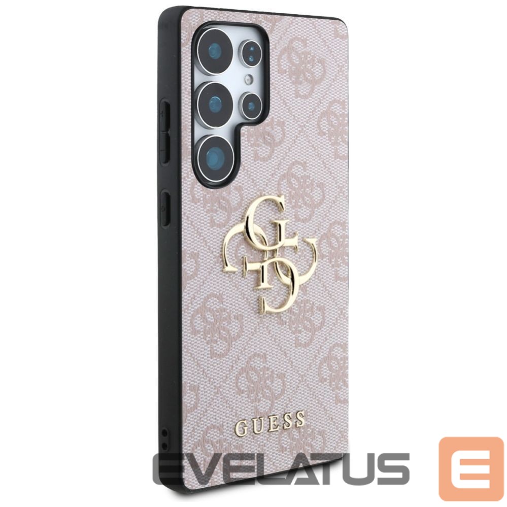 Kitos prekės Guess Guess Big 4G Logo Classic Logo Case for Samsung Galaxy S25 Ultra Pink