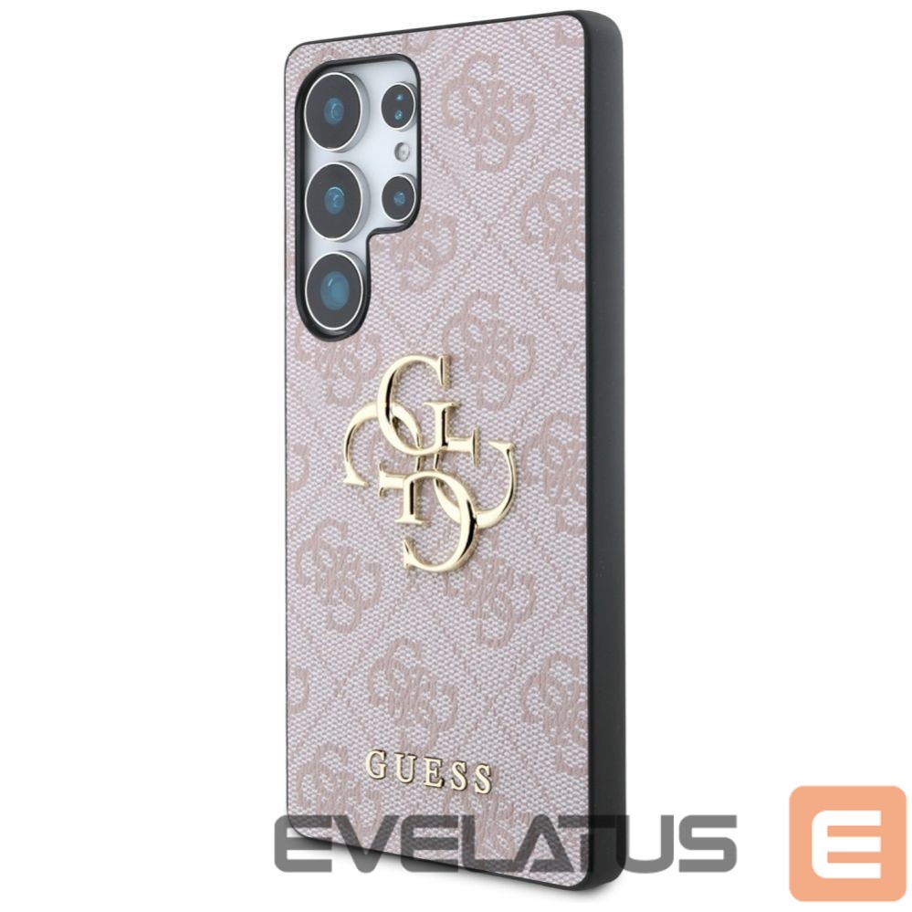 Kitos prekės Guess Guess Big 4G Logo Classic Logo Case for Samsung Galaxy S25 Ultra Pink