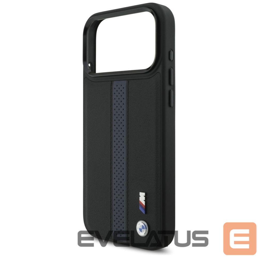 Kitos prekės BMW BMW M Perforated Stripe Logo MagSafe Case for iPhone 17 Pro Max - Blue